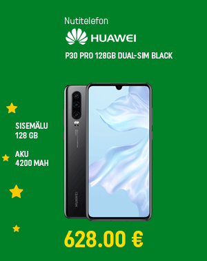 Nutitelefon Huawei P30 Pro 128GB Dual-Sim Black