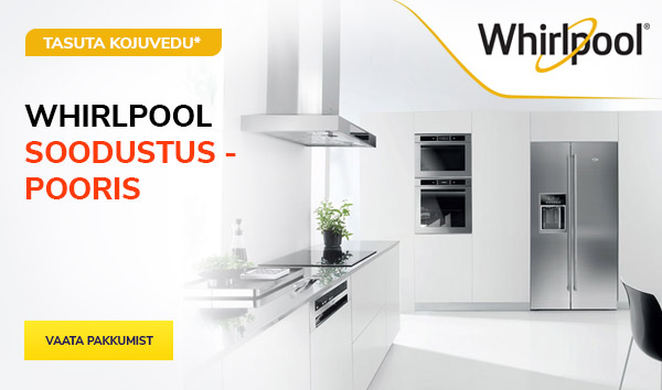 Whirlpool tehnika tühjendusmüük